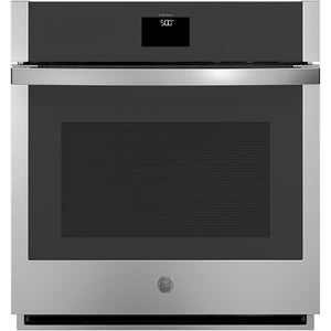 GE Stainless Steel 27" Built-In Convection Single Wall Oven(4.3 Cu.Ft.) with No Preheat Air Fry - JKS5000SVSS