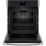 GE Stainless Steel 27" Built-In Convection Single Wall Oven(4.3 Cu.Ft.) with No Preheat Air Fry - JKS5000SVSS