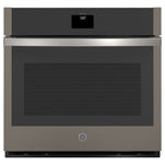 GE Slate 30" Built-In Convection Single Wall Oven (5.0 Cu.Ft.) with No Preheat Air Fry - JTS5000EVES