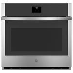 GE Stainless Steel 30" Built-In Convection Single Wall Oven  (5.0 Cu.Ft.) with No Preheat Air Fry - JTS5000SVSS