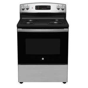 GE 30" Stainless Steel Freestanding Electric Range ( 5.0 Cu. Ft) - JCBS350SVSS