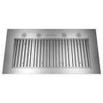 GE Stainless Steel 42" Custom Range Hood Insert - UVC9420SLSS