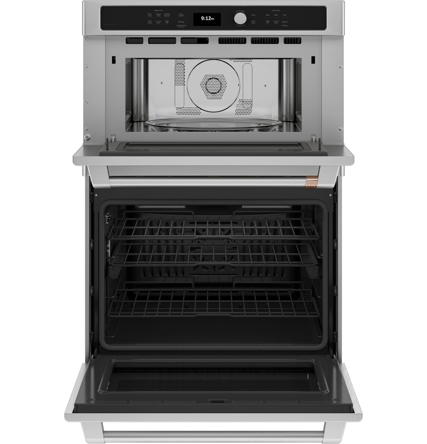 Café™ Stainless Steel Convection Double Wall Oven with Advantium® Technology (6.7 cu.ft.)- CTC912P2NS1