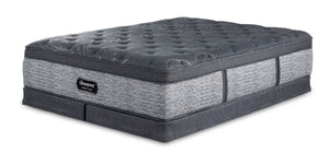 Beautyrest World Class Grandeur 2.0 Plush King Mattress and Low Profile Split Boxspring Set