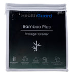 HealthGuard Bamboo Plus Waterproof Queen Pillow Protector - 2PK