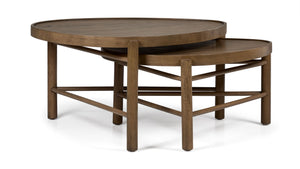 Hadleigh 37" Nesting Coffee -Table Honey Brown Finish