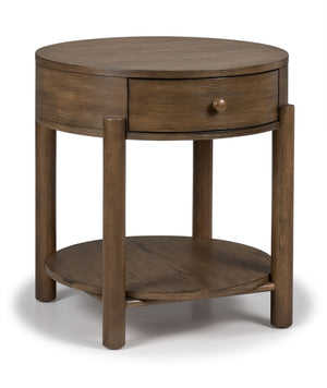 Hadleigh End Table - Honey Brown Finish