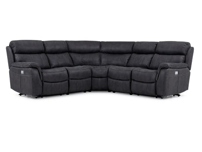 Haven 5-Piece Power Reclining Sectional - Grey