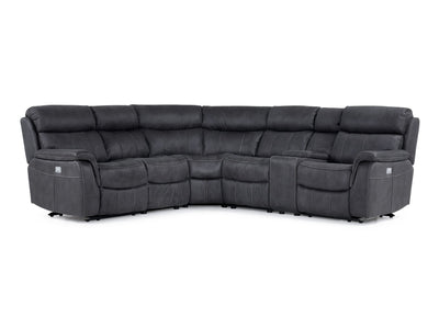 Haven 6-Piece Power Reclining Sectional - Grey