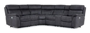 Haven 6-Piece Power Reclining Sectional - Grey