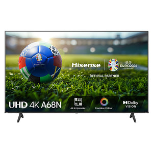 Hisense 43" 4K Smart Google AI Upscaler LED TV - 43A68N