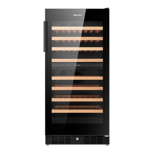 Hisense Black Smart 76-Bottle Dual Zone Wine Cooler (8.5 cu.ft.) - HWD076N3ASD