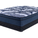 Sealy Posturepedic® Plus Sterling - Hugo II Medium Eurotop Full Mattress and Low Profile Boxspring