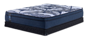 Sealy Posturepedic® Plus Sterling - Hugo II Medium Eurotop King Mattress and Low Profile Boxspring