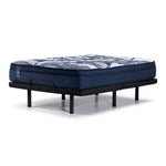 Sealy Posturepedic® Plus Sterling - Hugo II Medium Eurotop Queen Mattress L2 Motion Pro Adjustable Base