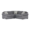 Jayden 2-Piece Sectional with Left-Facing Loveseat - Dark Grey