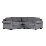 Jayden 2-Piece Sectional with Right-Facing Loveseat - Dark Grey