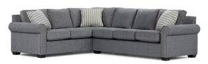 Jayden 2-Piece Sectional with Right-Facing Sofa - Patina Dark Grey