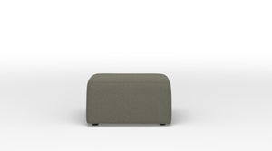 Jayden Square Ottoman - Flax Brown