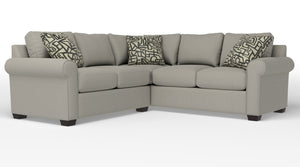 Jayden 2-Piece Sectional with Left-Facing Loveseat - Stucco Beige