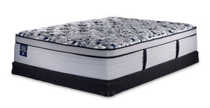 Sealy Posturepedic® Palatial Crest® Tenley II Medium Eurotop Full Mattress and Low Profile Boxspring Set