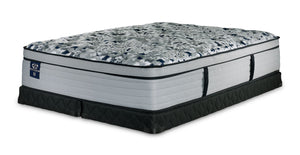 Sealy Posturepedic® Palatial Crest® Tenley II Medium Eurotop King Mattress and Low Profile Split Boxspring Set