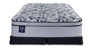 Sealy Posturepedic® Palatial Crest® Tenley II Medium Eurotop King Mattress and Low Profile Split Boxspring Set