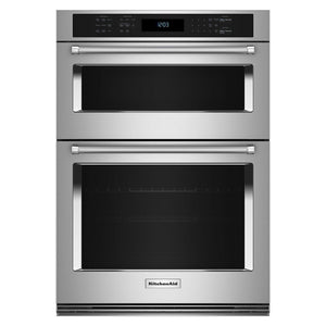 KitchenAid Stainless Steel 27" Combination Wall Oven (5.7 Cu.Ft.) - KOEC527PSS