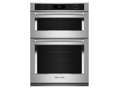 KitchenAid Stainless Steel 30" Wall Oven and Microwave Combination (5.0 Cu. Ft. / 1.4 Cu. Ft.) - KOEC530PSS