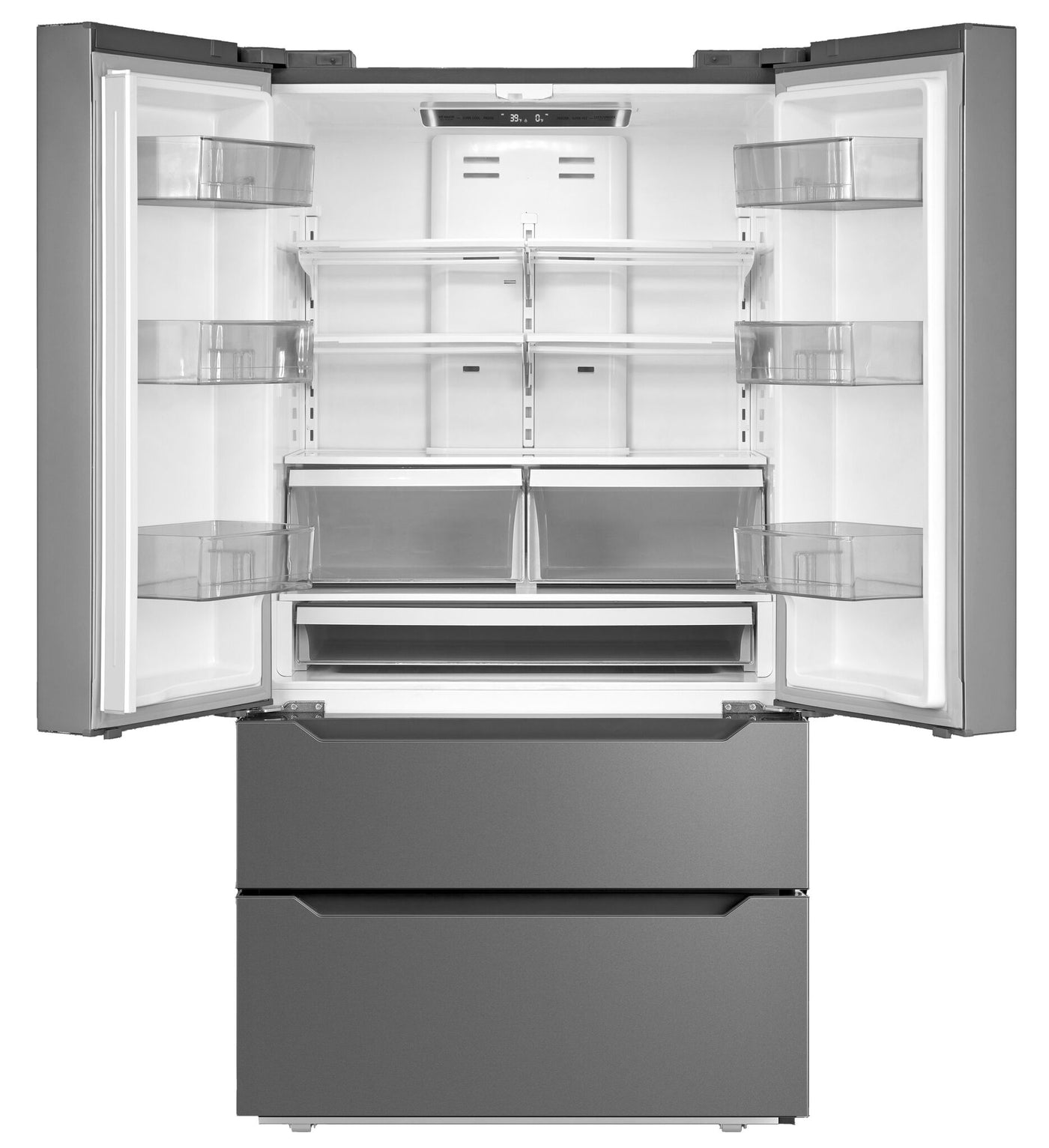 L2 Stainless Steel Counter-Depth French Door Refrigerator (22.48 Cu.Ft.) - LRQ23B4AST