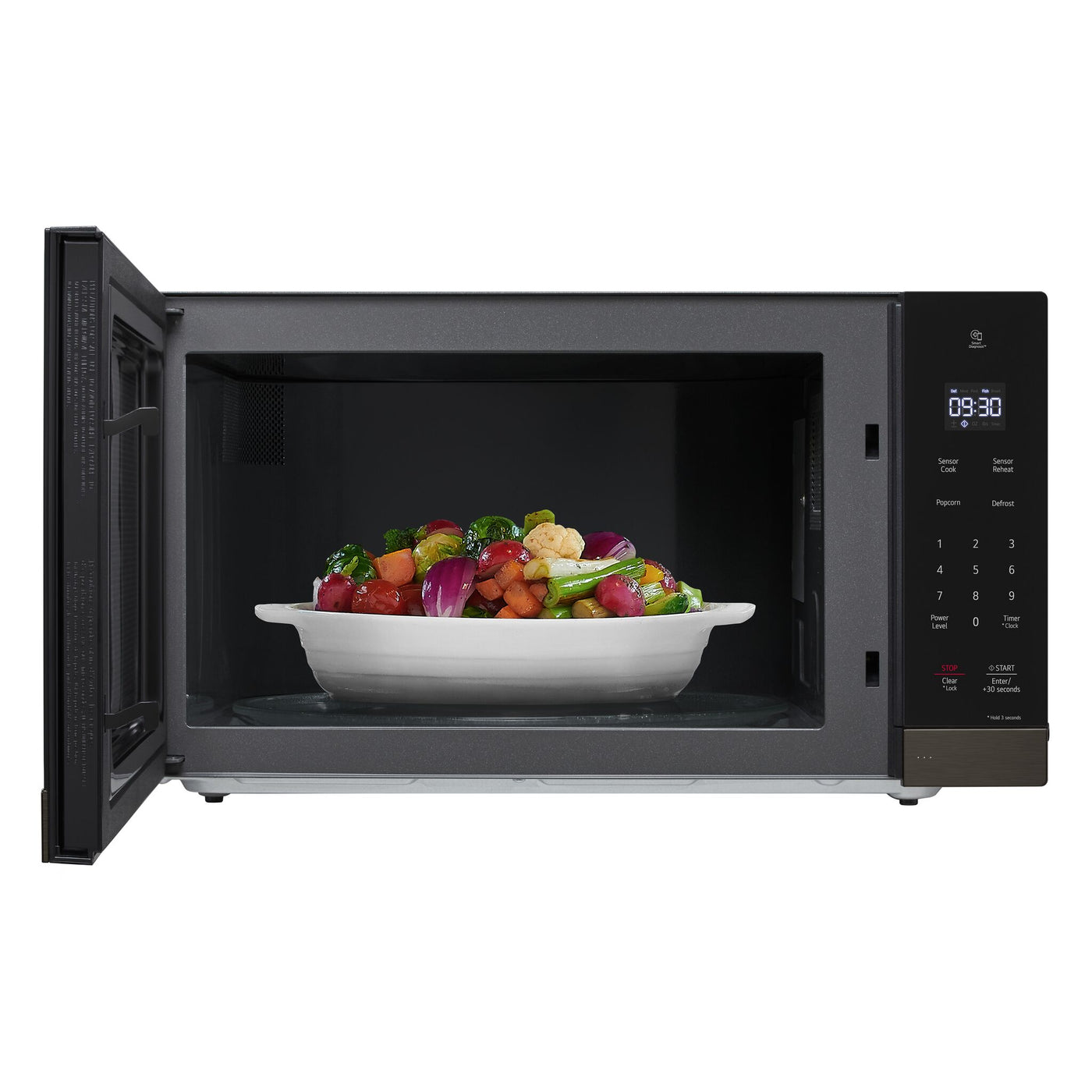 LG Black Stainless Steel NeoChef Countertop Microwave With Smart Inverter (2.0 Cu.Ft) - MSER2090SD