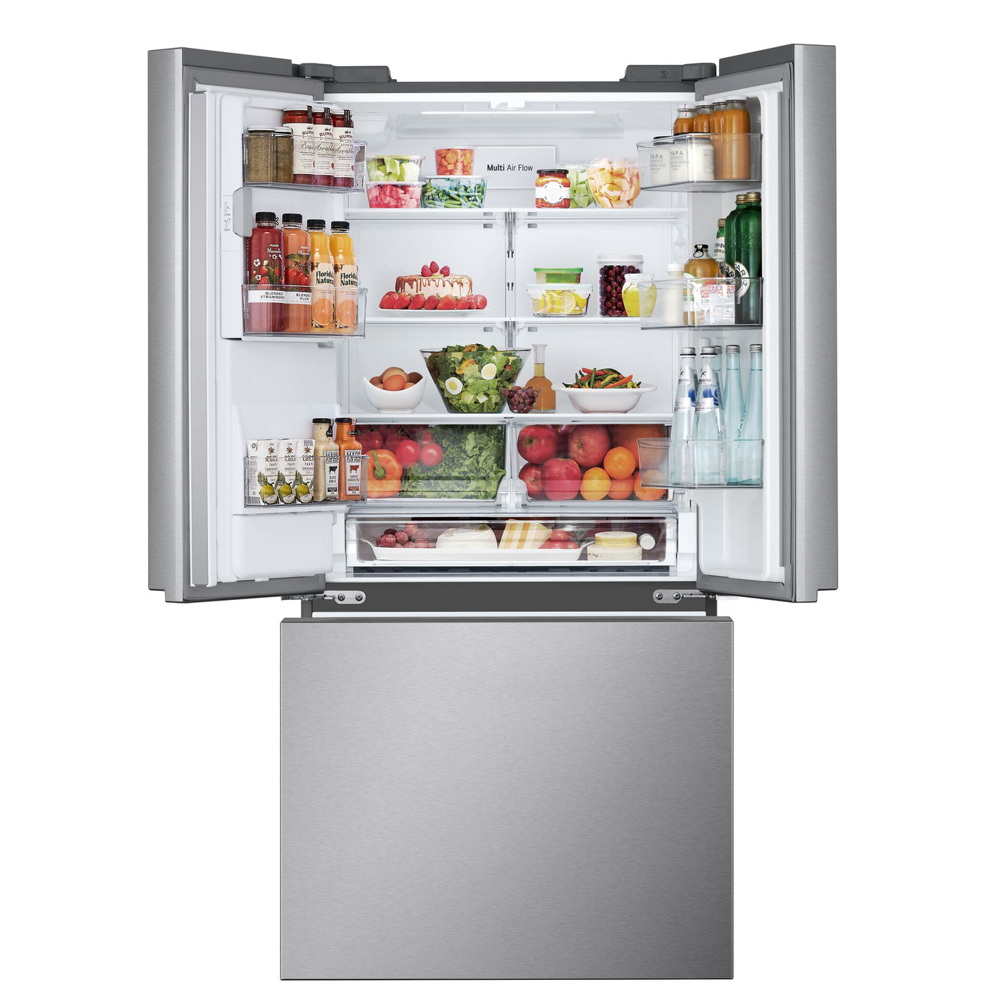 LG Smudge Resistant Stainless Steel French Door Refrigerator with ThinQ® Technology (24.5 Cu.ft) - LF25S6330S