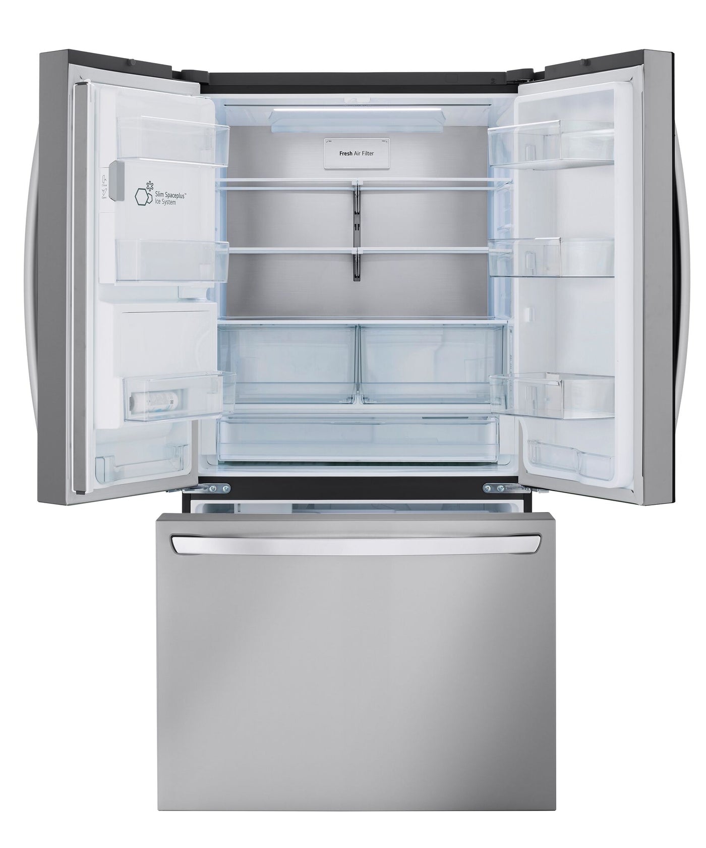 LG Smudge Resistant Stainless Steel Smart French Door Refrigerator with Dual Ice (31 Cu. Ft) - LRFXS3106S