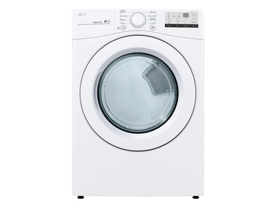 LG White Front Load Dryer with Ultra Large Capacity (7.4 Cu.Ft) - DLE3400W