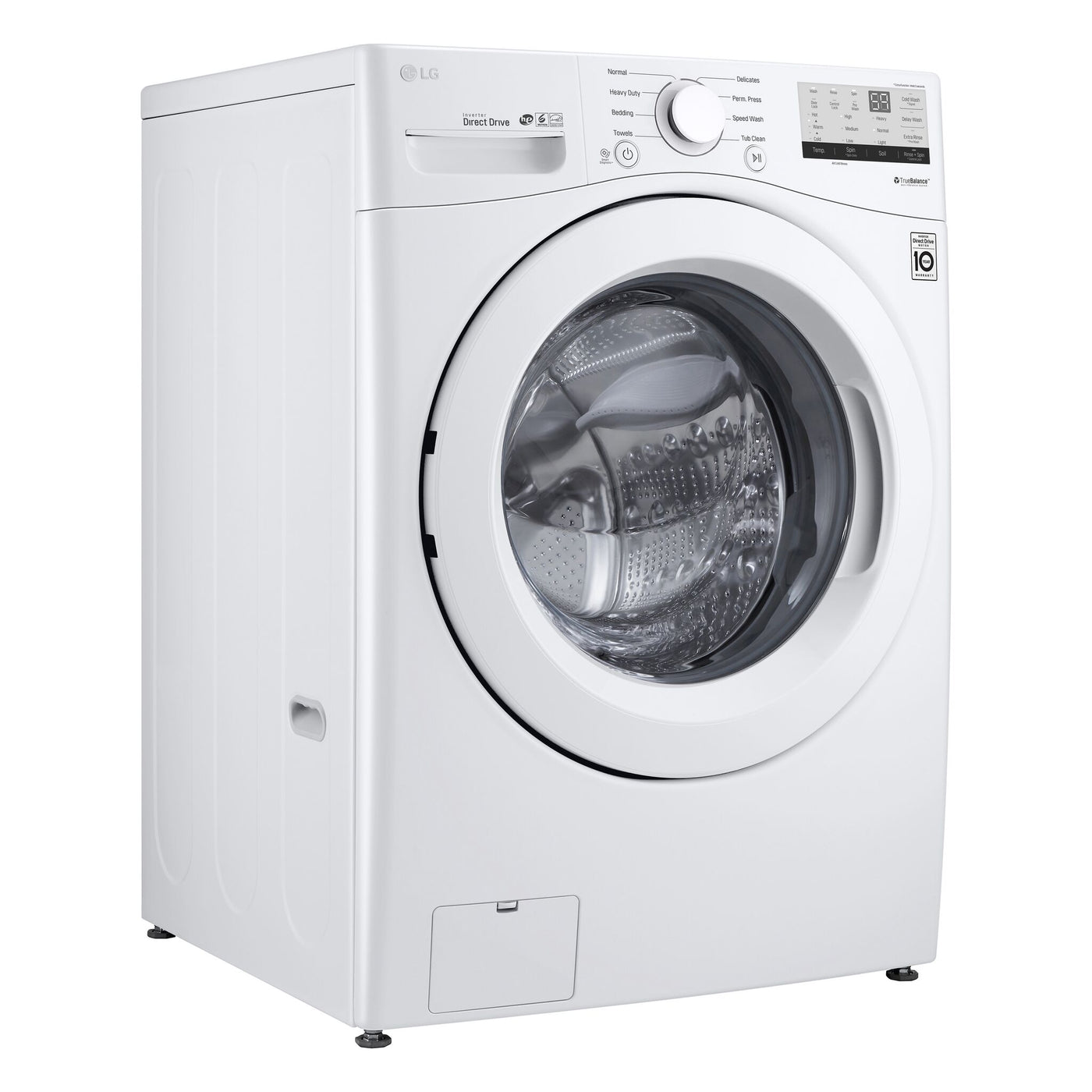 LG White Front Load Washer with 6Motion™ Technology (5.2 Cu.Ft) - WM3400CW