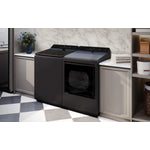 LG Matte Black Top Load Washer with 4-Way™ Agitator (6.1 cu. ft.) - WT8405CB