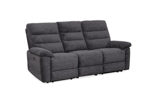 Lucie Dual Reclining Sofa - Charcoal