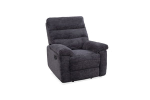 Lucie Dual Reclining Chair - Charcoal