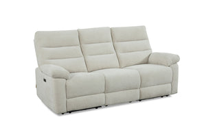 Lucie Dual Reclining Sofa - Ivory