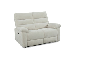 Lucie Dual Reclining Loveseat - Ivory