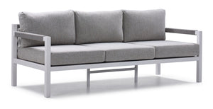 Malibu Outdoor Sofa - White, Grey