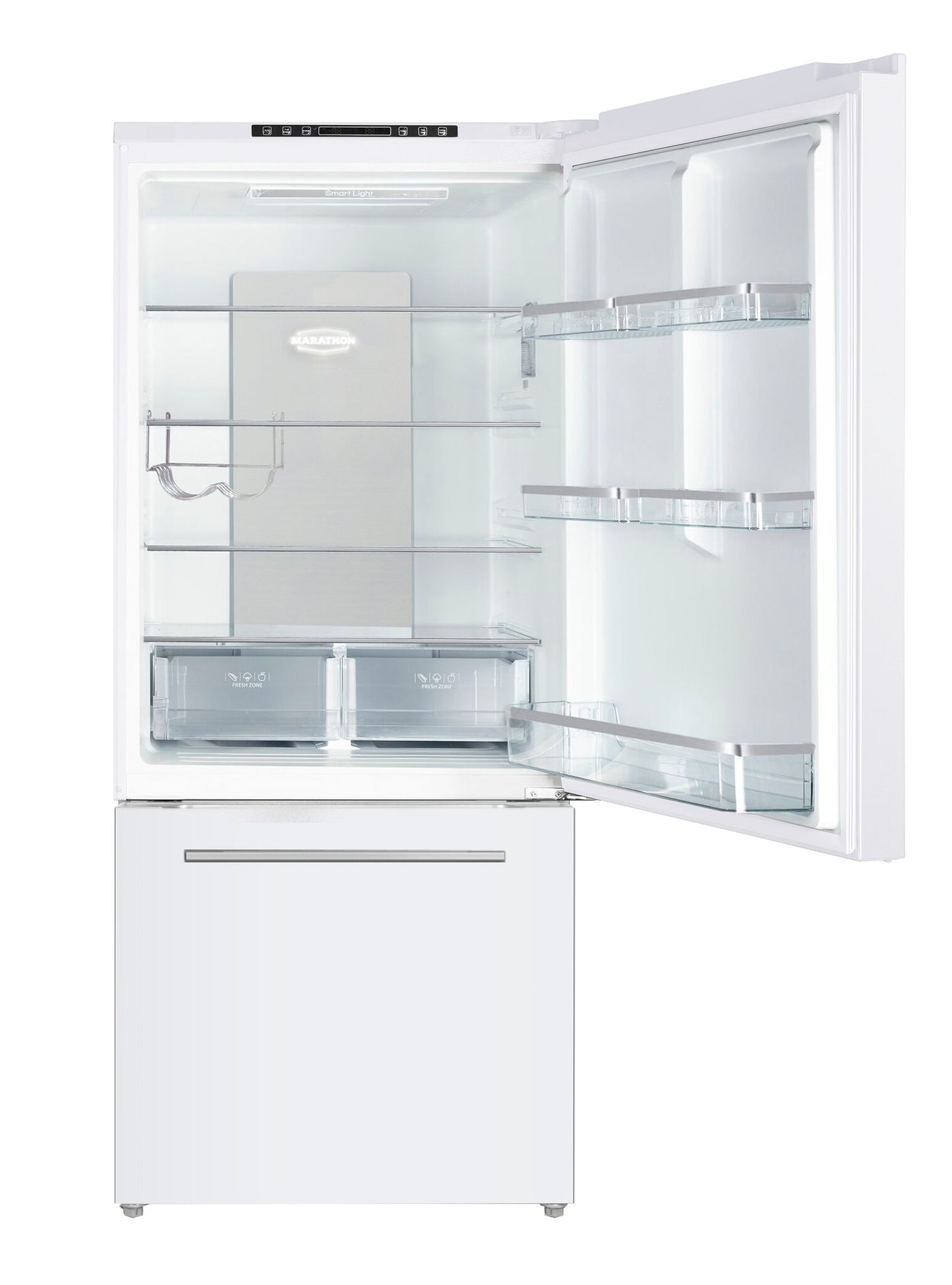 Marathon White Bottom Mount Refrigerator (18 Cu.Ft.) - MFF179WBM-RH