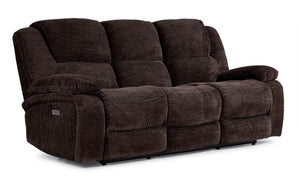 Maxwell Power Reclining Sofa - Brown