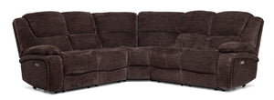 Maxwell 5-Piece Power Reclining Sectional - Brown