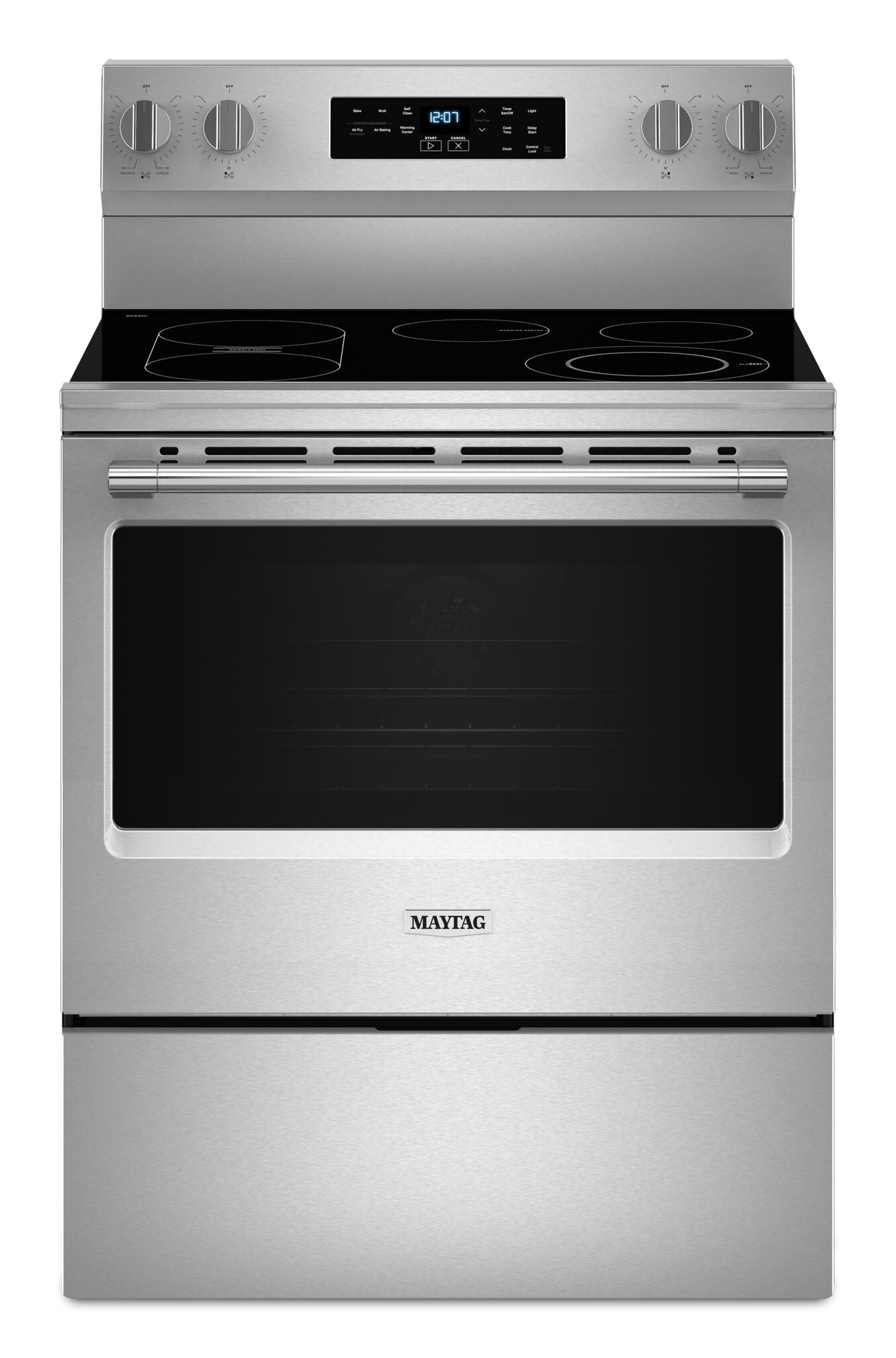 Maytag Fingerprint Resistant Stainless Steel Electric Freestanding Range (5.3 Cu.Ft.) - YMFES6030RZ