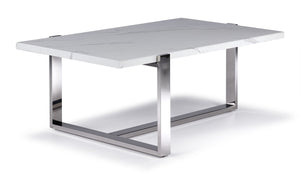 Memphis 48" Coffee Table - White