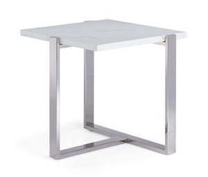 Memphis 24" End Table - White