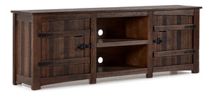 Mezcal TV Stand - Weathered Dark Brown