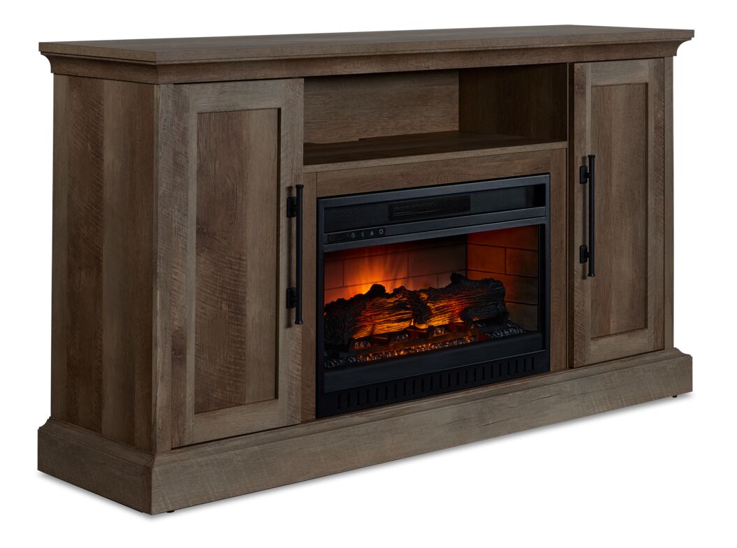 Millbrook fireplace shop tv stand