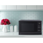 Panasonic Black Countertop Microwave with Genius Sensor (1.3 Cu.Ft.) - NNSU65NBC